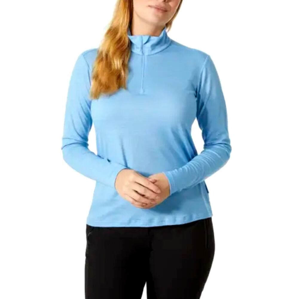 Helly Hansen Merino 1/2 Zip Pullover Bright Blue Size M